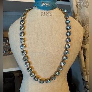 Loren Hope Kaylee Necklace and Bracelet with Aurora Blue Purple Crystals